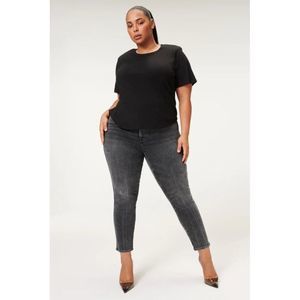 GOOD AMERICAN New Plus 18 20 Good Curve Skinny Crop High-rise Jeans in Black